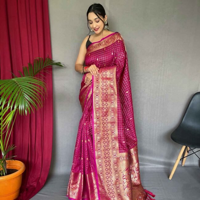 Pink Saree