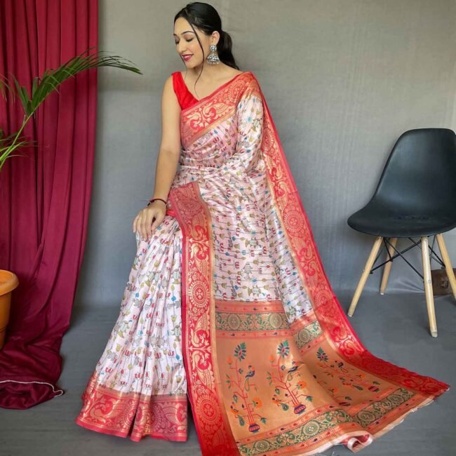 Red Saree