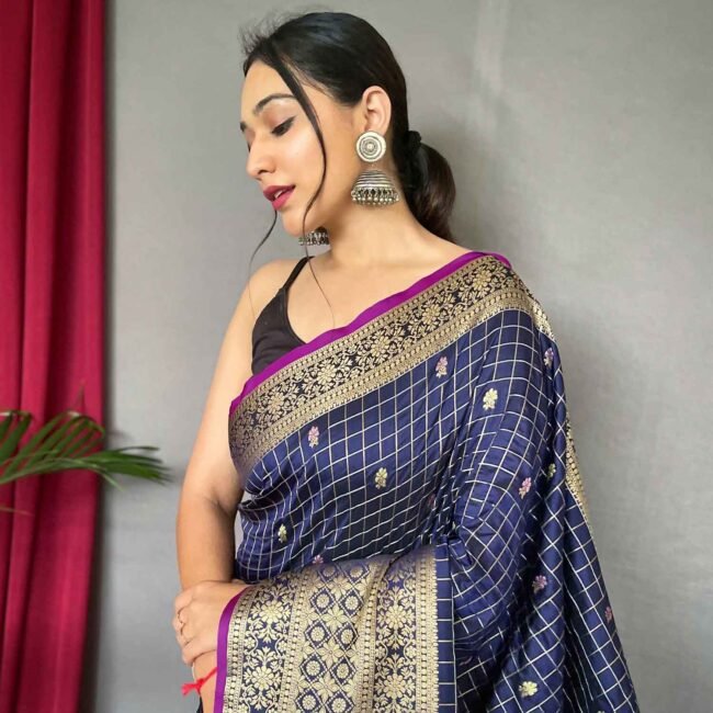 Blue Saree